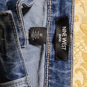 Nine West! 12 Blue Jeans